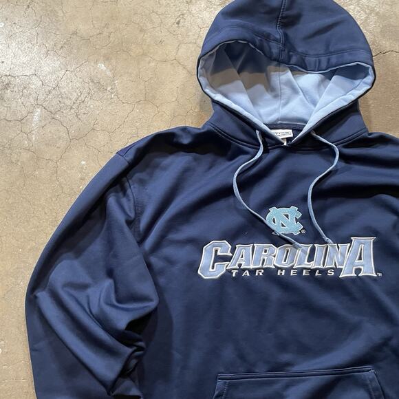 North Carolina Tar Heels Hoodie Mens L Blue NCAA Champion - Picture 3 of 7